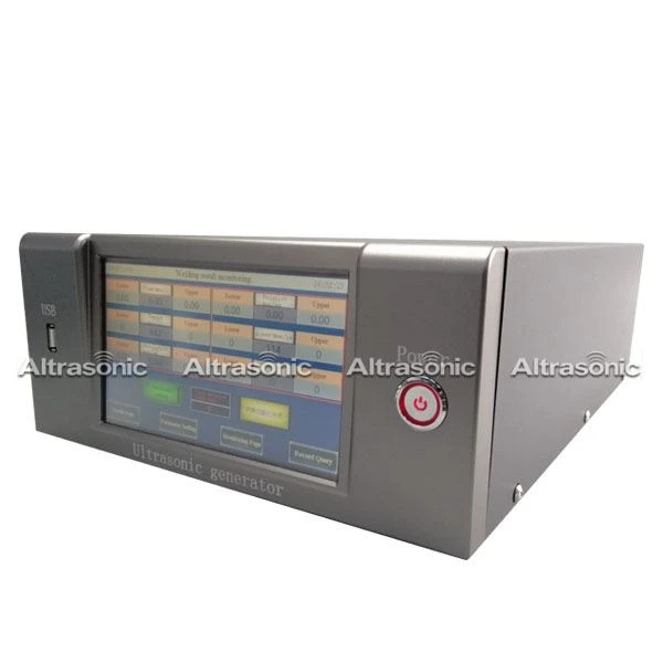 Peiriant Weldio Plastig Ultrasonic Pwer Uchel Gyda Generadur Digidol 20khz 3000w